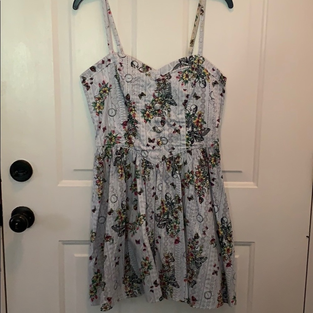 Cute & Punky Spaghetti Strap Dress - Sz Large